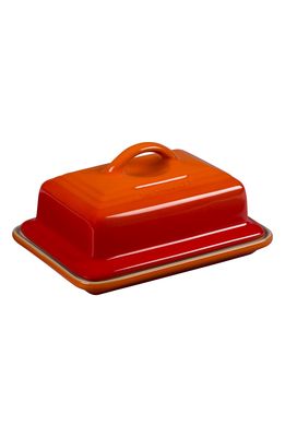 Le Creuset Heritage Butter Dish in Flame