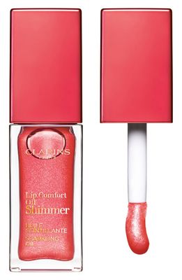 Clarins Lip Comfort Shimmer Oil in 06 Pop Coral