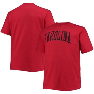 Men's Champion Garnet South Carolina Gamecocks Big & Tall Arch Team Logo T-Shirt