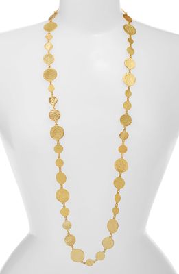 Karine Sultan Coin Station Necklace in Gold