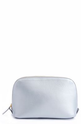 ROYCE New York Signature Cosmetics Bag in Silver
