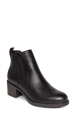 Aetrex Willow Chelsea Boot in Black Leather