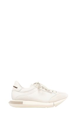 Paloma Barcelo Lisieux Sneaker in White/Gesso-Taupe