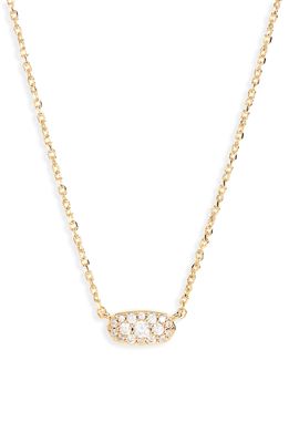 Kendra Scott Grayson Crystal Pendant Necklace in Gold