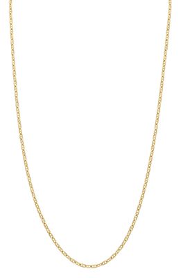 Stephanie Windsor Marine Link Chain Necklace in Yellow Gold