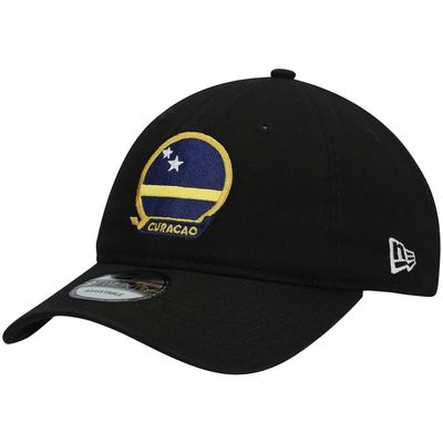 Men's New Era Black Curacao National Team Gold Cup Team 9TWENTY Adjustable Hat
