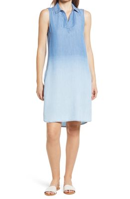 beachlunchlounge Shelay Chambray Shirtdress in Ombre