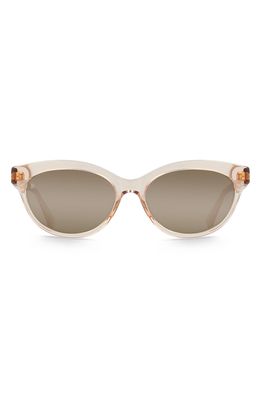 RAEN Blondie 54mm Oval Cat Eye Sunglasses in Dawn/Mink Gradient Mirror