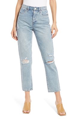 BLANKNYC The Madison Sustainable Ripped Knee Crop Jeans in Got My Ways