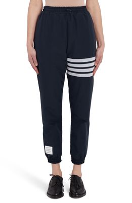 Thom Browne 4-Bar Ripstop Track Pants in Navy 415