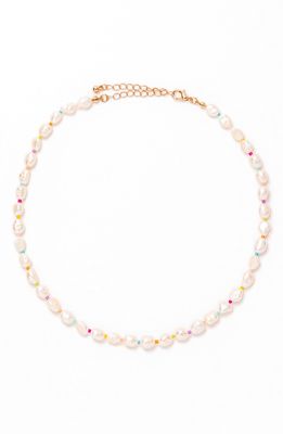 Petit Moments Rainbow Freshwater Pearl Necklace in Multi
