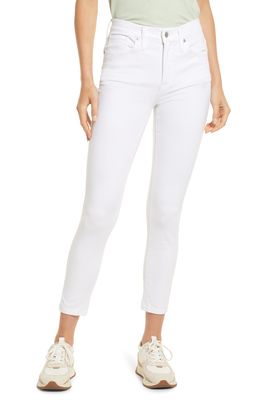 Madewell 9-Inch Skinny Crop Jeans in Pure White