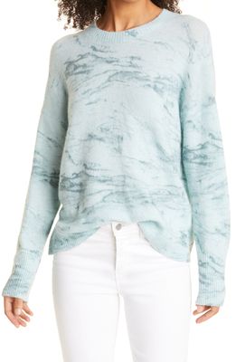 Rails Virgo Marble Pattern Sweater in Minted Marble
