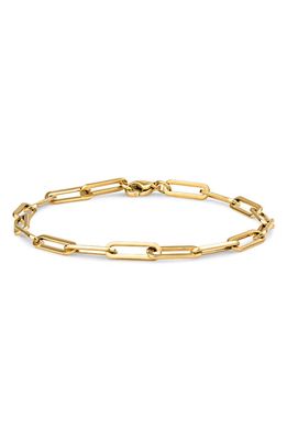 Christina Greene Paper Clip Chain Bracelet in Gold