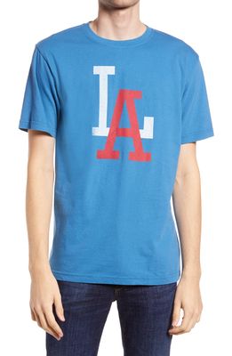 American Needle Archive Brass Tacks Los Angeles Angels Men's Graphic Tee in Royal