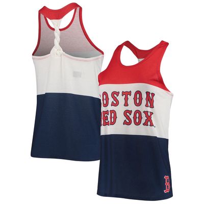 Women's FOCO Red/Navy Boston Red Sox Twist Back Tank Top