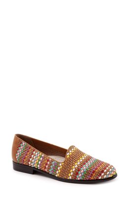 Trotters Liz Loafer in Luggage Print Faux Leather