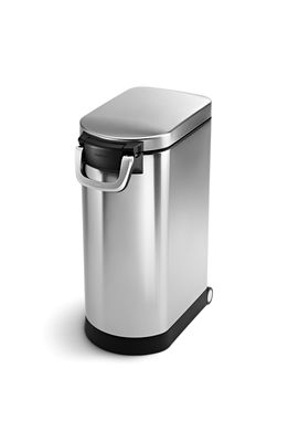 simplehuman Extra Large Pet Food Can in Brushed