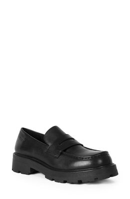 Vagabond Shoemakers Cosmo 2.0 Penny Loafer in Black Leather