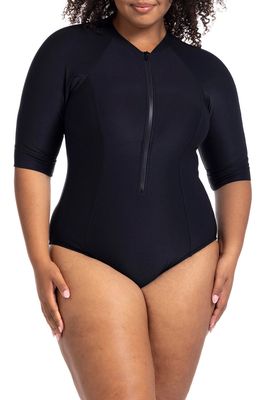 Artesands Sunsafe One-Piece Swimsuit in Black