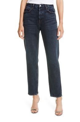 GRLFRND Devon High Rise Relaxed Fit Jeans in Into The Abyss