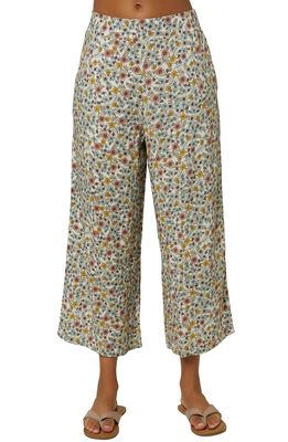 O'Neill Lido Ditsy Crop Pants in Multi Colored