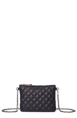 MZ Wallace Ruby Quilted Crossbody Bag in Black
