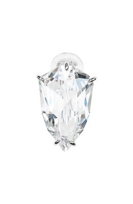Swarovski Mesmera Single Elongated Crystal Clip Earring in White