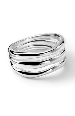 Ippolita 'Glamazon' Triple-Band Ring in Silver