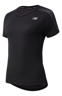 New Balance Impact Run Performance T-Shirt in Black