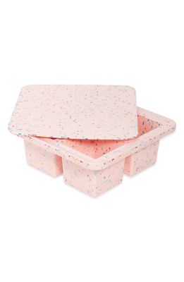 W & P Design Extra Large Ice Cube Tray in Pink Speckled