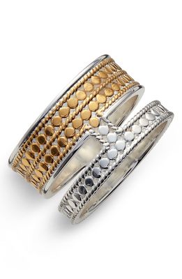 Anna Beck Faux Stack Ring in Gold/Silver