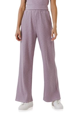 Free the Roses Rib Lounge Pants in Purple