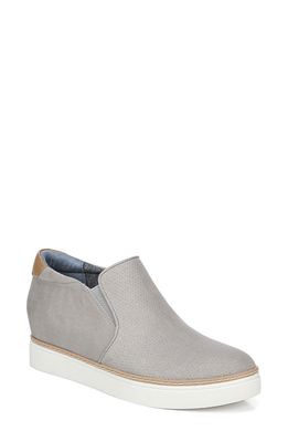 Dr. Scholl's If Only Wedge Bootie in Soft Grey Fabric