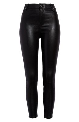RtA Alvy Leather Pants in Cristal Noir