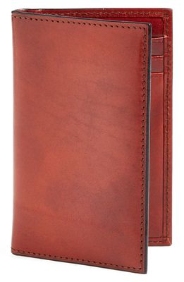 Bosca Old Leather Card Case in Cognac