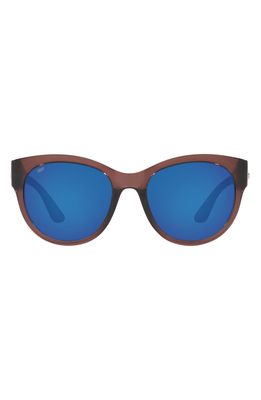 Costa Del Mar Coasta Del Mar Maya 55mm Polarized Cat Eye Sunglasses in Black Blue