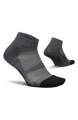 Feetures Elite Max Cushion Ankle Socks in Gray