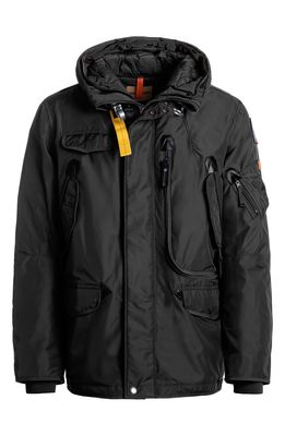 Parajumpers Right Hand Recycled Nylon Water Repellent Down Jacket in Black