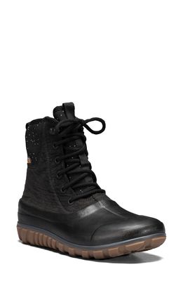 Bogs Casual Tall Lace-Up Boot in Black