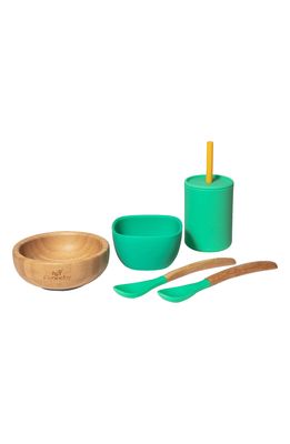 Avanchy La Petite Family Collections Baby Feeding Dish Set in Green