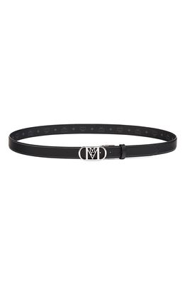 MCM Mode Mena Reversible Leather Belt in Black