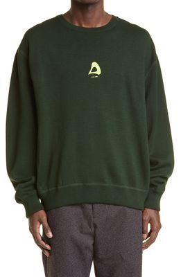 AFFXWRKS Audial Logo Cotton Top in Pulse Green