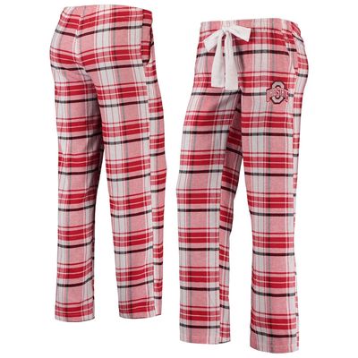 Women's Concepts Sport Scarlet/Black Ohio State Buckeyes Accolade Flannel Pants