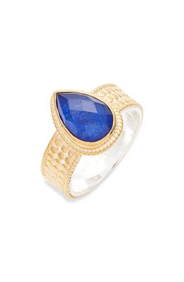 Anna Beck Lapis Lazuli Cocktail Ring in Gold-Lapis