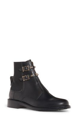 Valentino Garavani Beatle Rockstud Ankle Boot in Nero