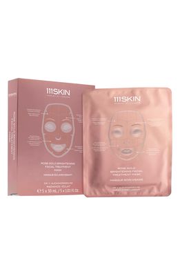 111SKIN 5-Pack Rose Gold Brightening Facial Treatment Mask