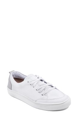 Kaanas x Jessie James Decker Paris Low Top Sneaker in White Leather