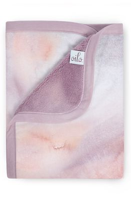 Oilo Sandstone Jersey Cuddle Blanket in Lavender