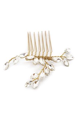 Brides & Hairpins Nicoletta Crystal Comb in Gold